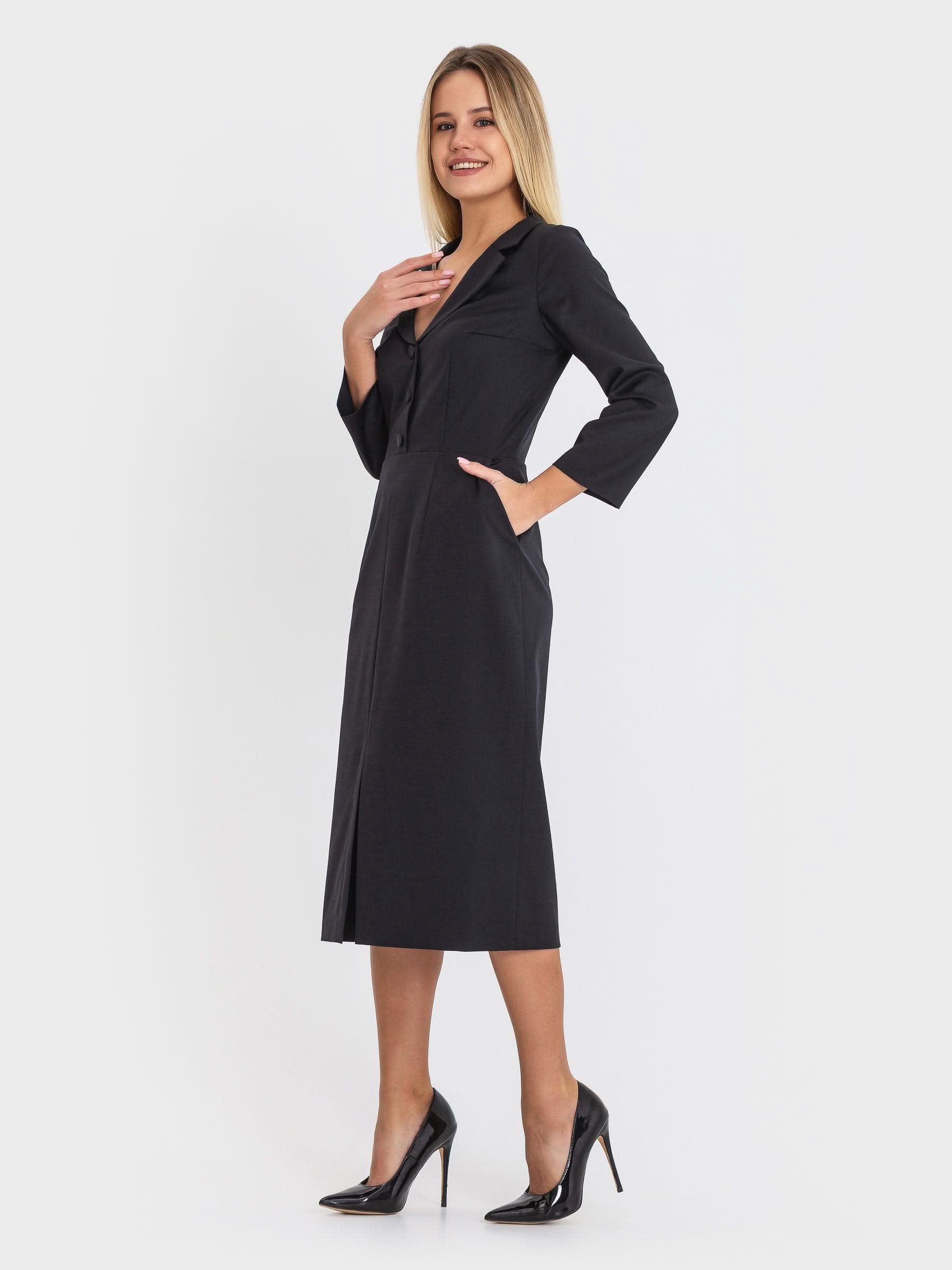 dress made of natural wool