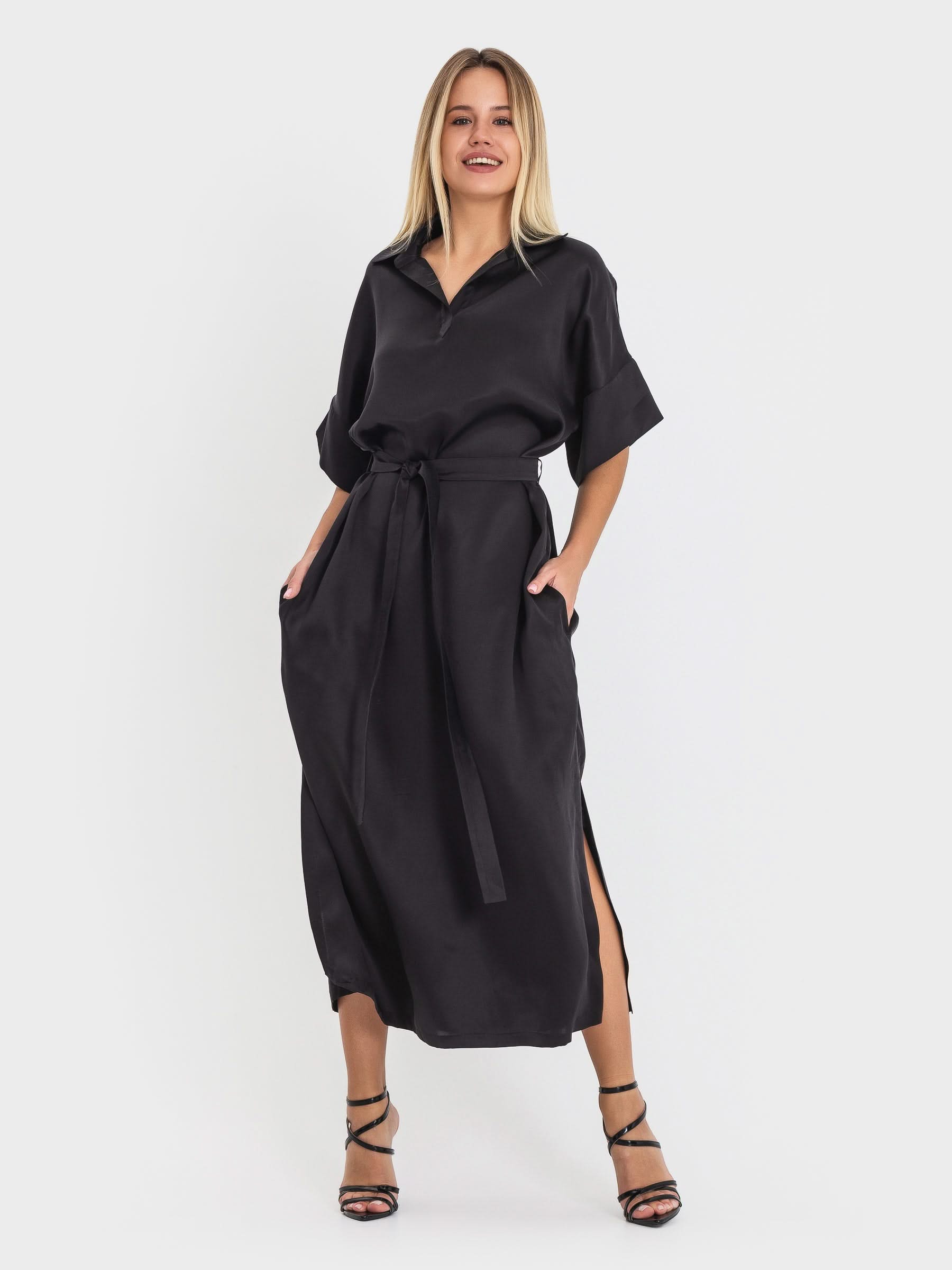 dress made of cupro