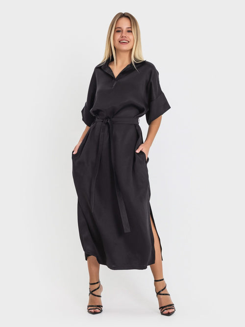 dress made of cupro