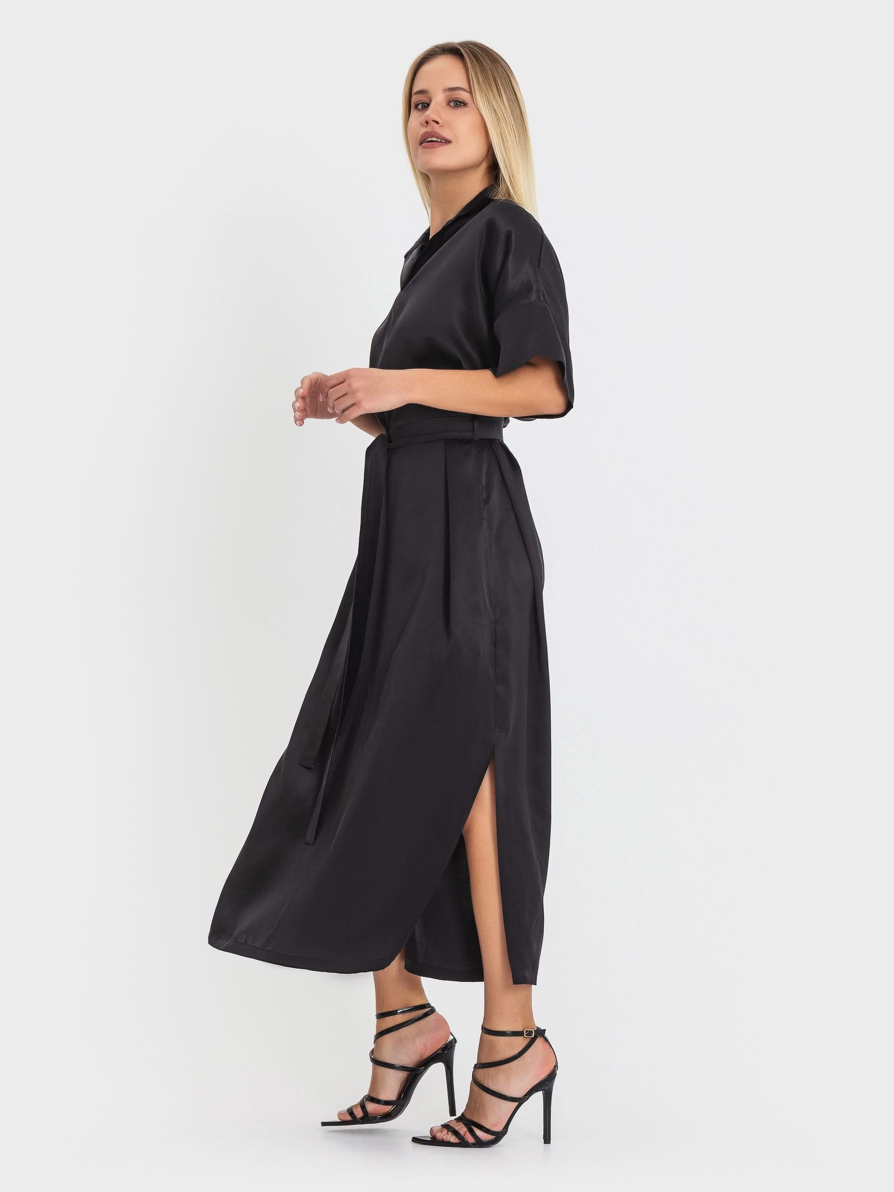 dress made of cupro