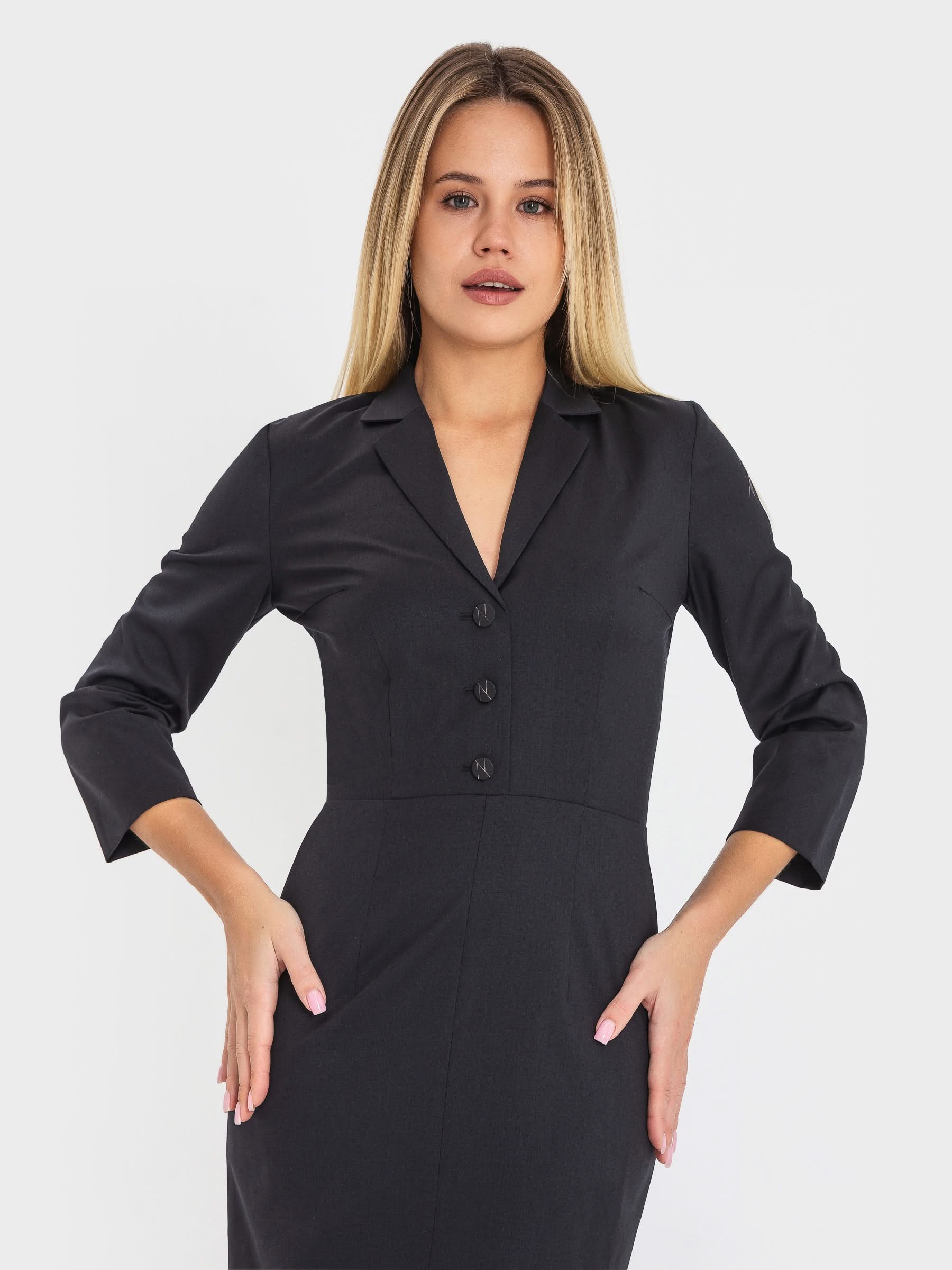 dress made of natural wool