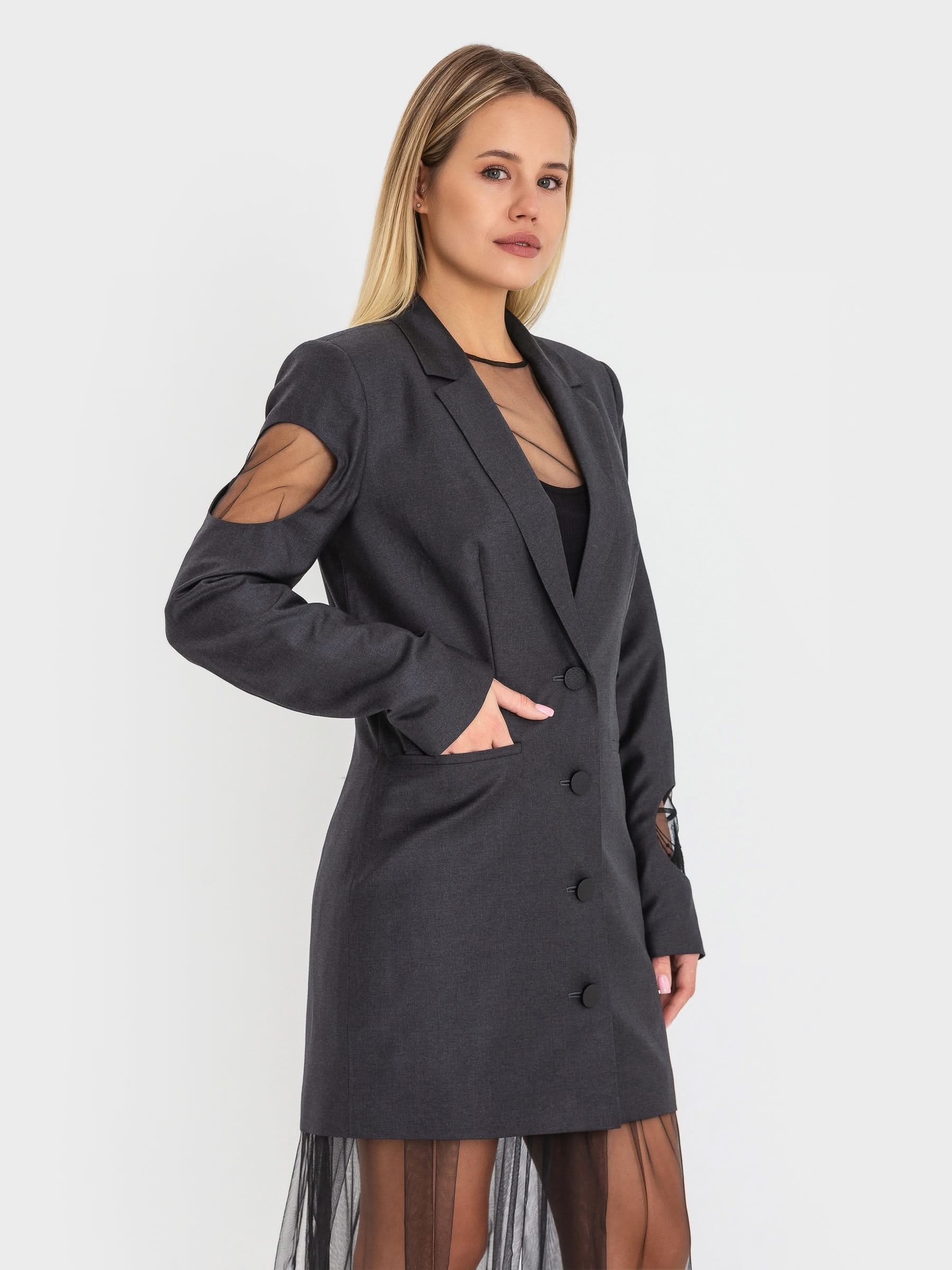 jacket with cutouts