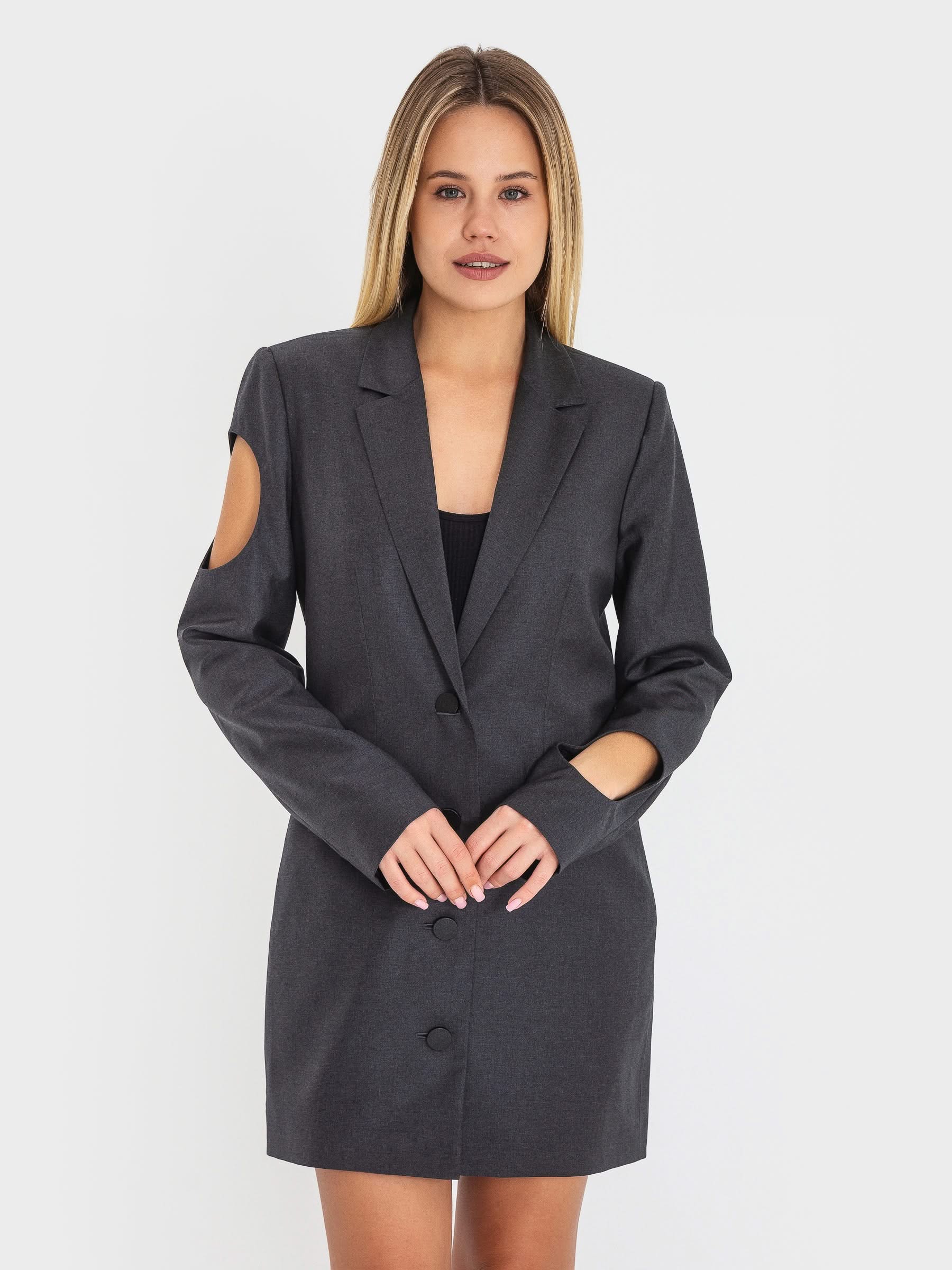 jacket with cutouts