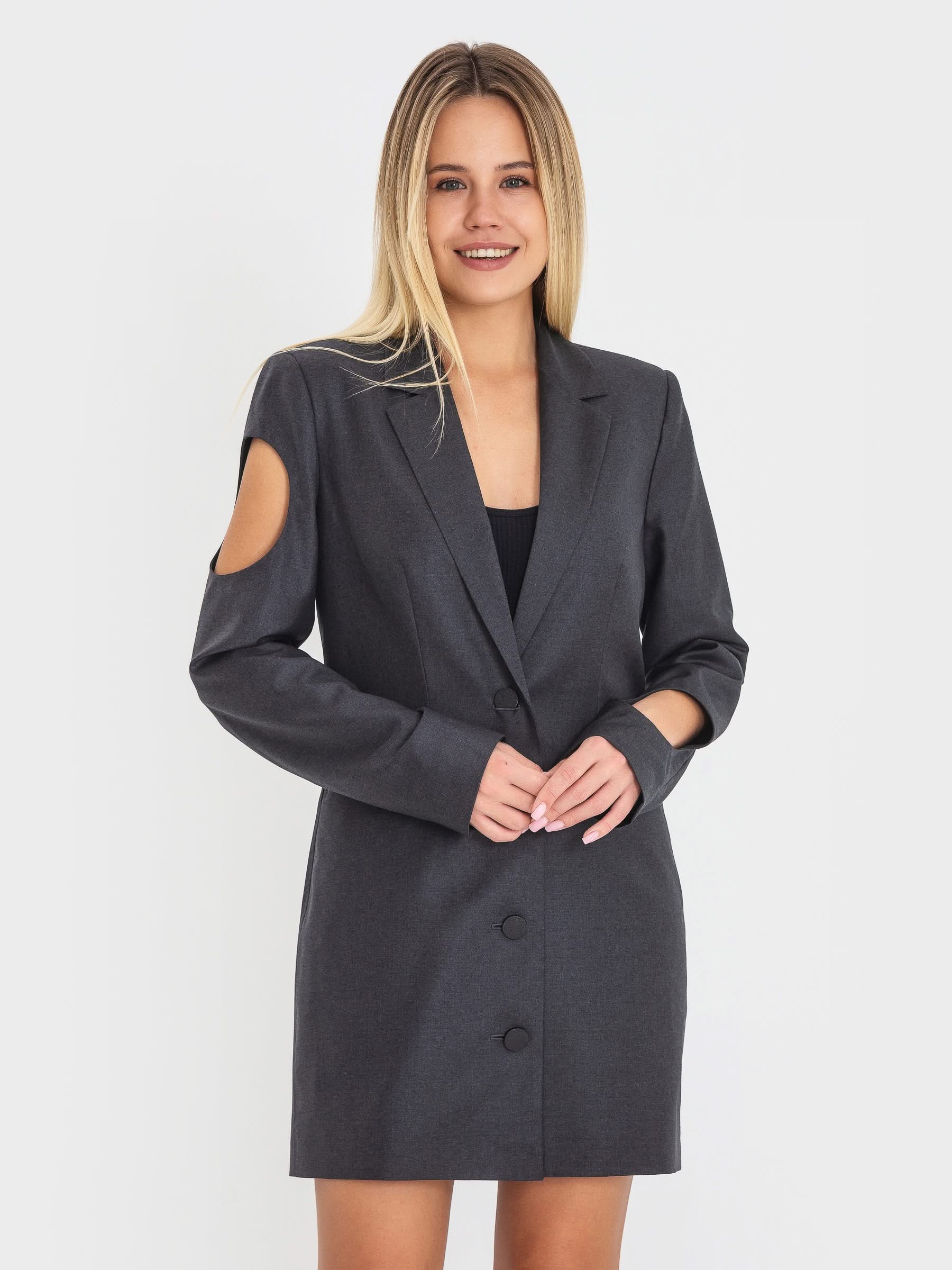 jacket with cutouts