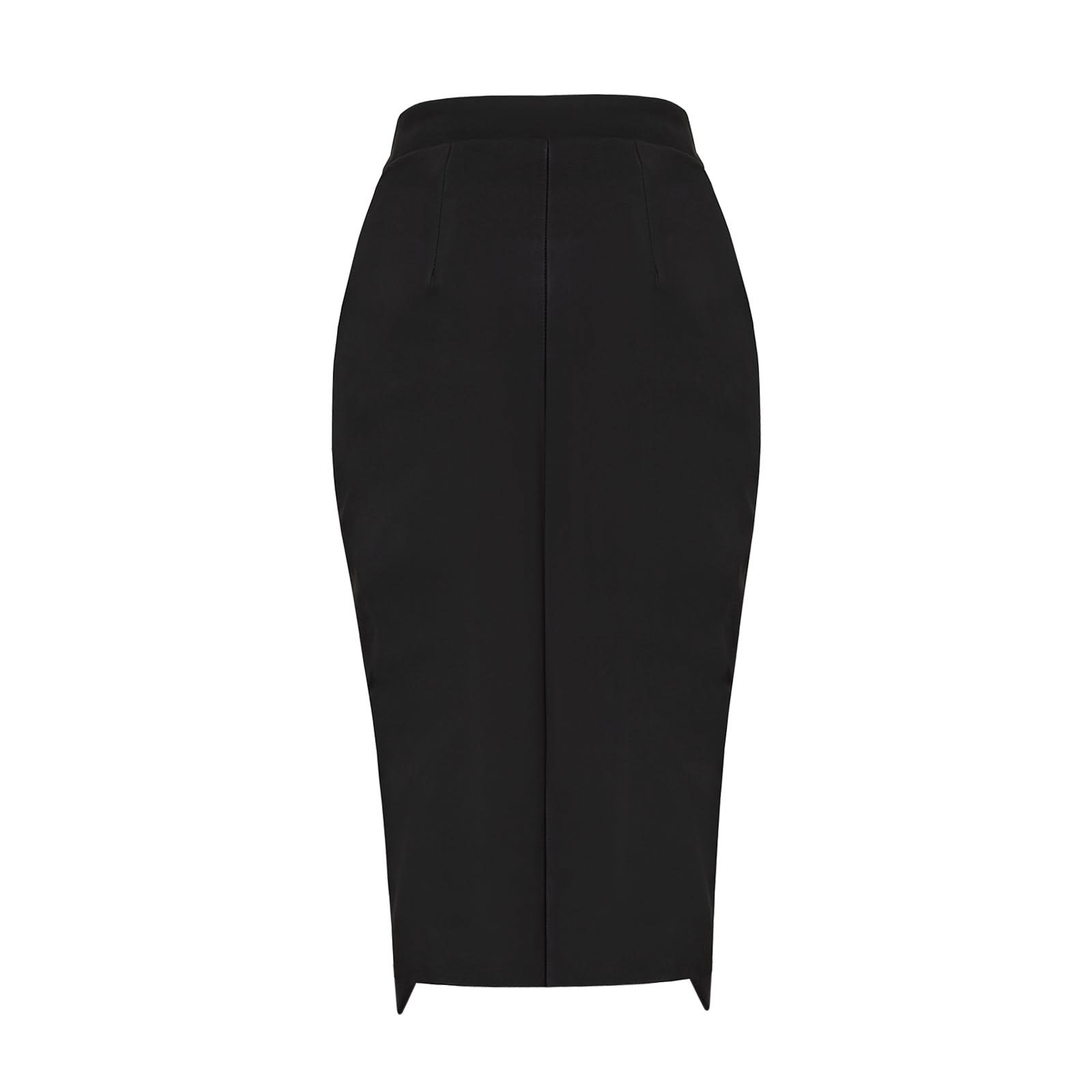 Asymmetrical wrap skirt. Sheepskin.