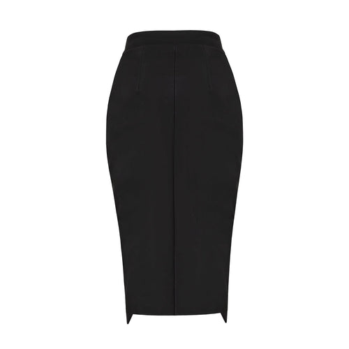 Asymmetrical wrap skirt. Sheepskin.